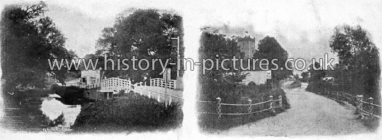 Colne Ford Bridge, Pebmarsh, Essex. c.1907